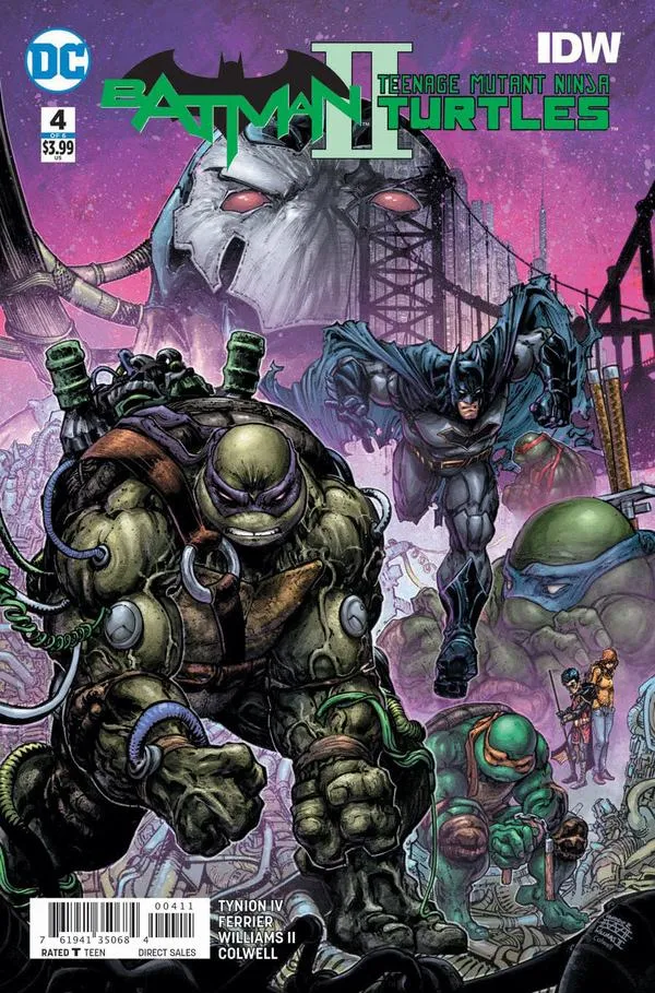 Cover of Batman / Teenage Mutant Ninja Turtles II #4