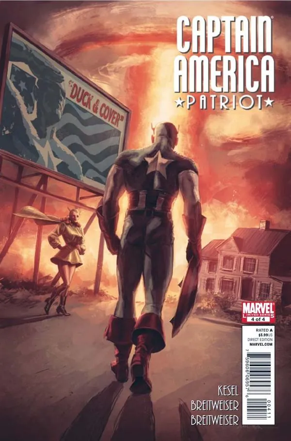 Cover of Captain America: Patriot #4