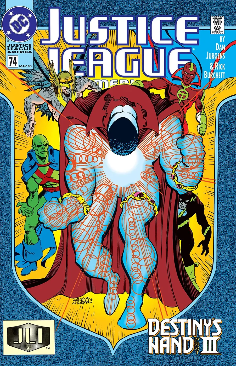 Cover of Justice League America #74