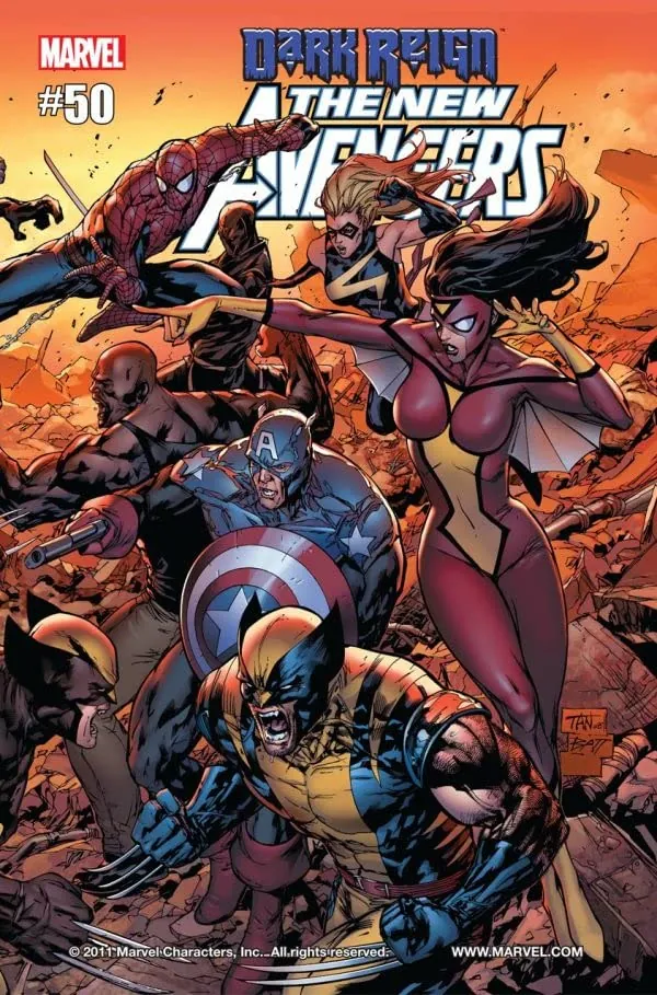 Cover of New Avengers #50