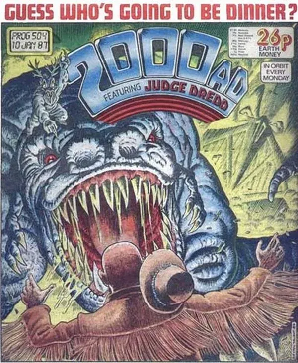 Cover of 2000 AD #504
