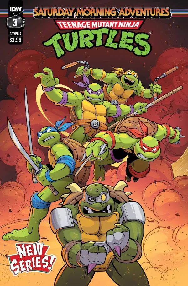 Cover of Teenage Mutant Ninja Turtles: Saturday Morning Adventures #3