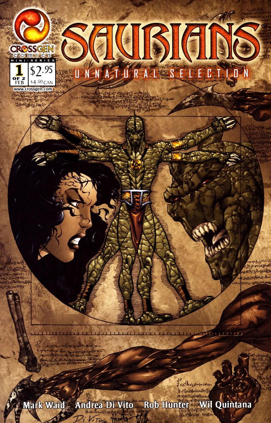 Cover of Saurians: Unnatural Selection #1