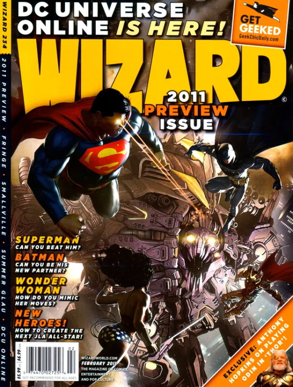 Cover of Wizard: The Comics Magazine #234