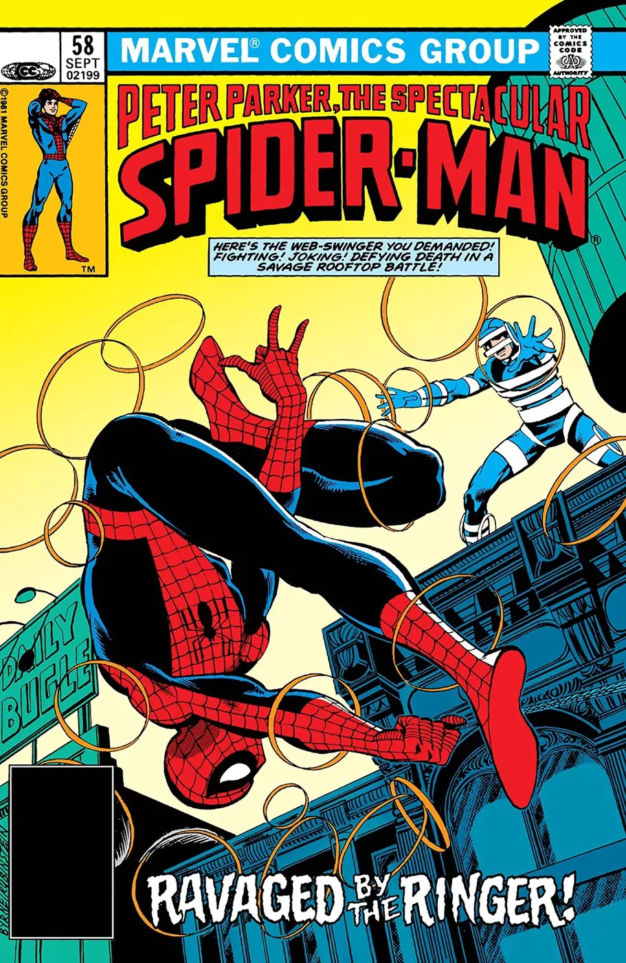 Cover of The Spectacular Spider-Man #58