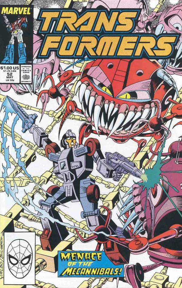 Cover of The Transformers #52