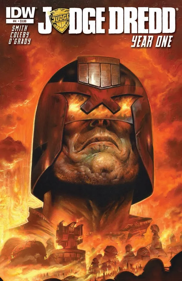 Cover of Judge Dredd: Year One #4