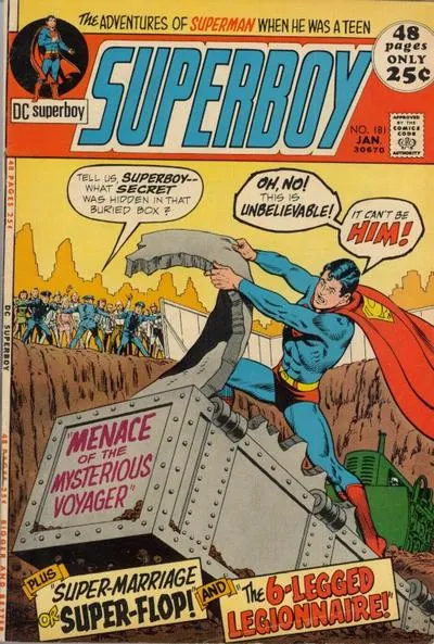 Cover of Superboy #181