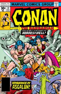 Cover of Conan the Barbarian #72
