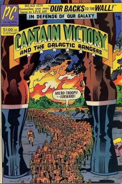 Cover of Captain Victory and the Galactic Rangers #5