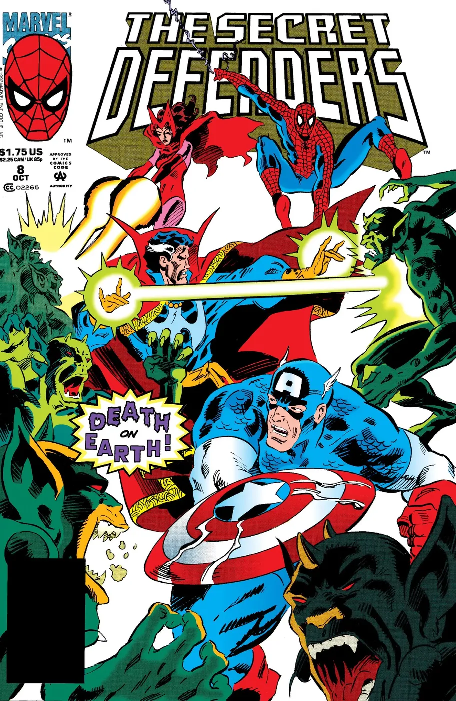 Cover of The Secret Defenders #8