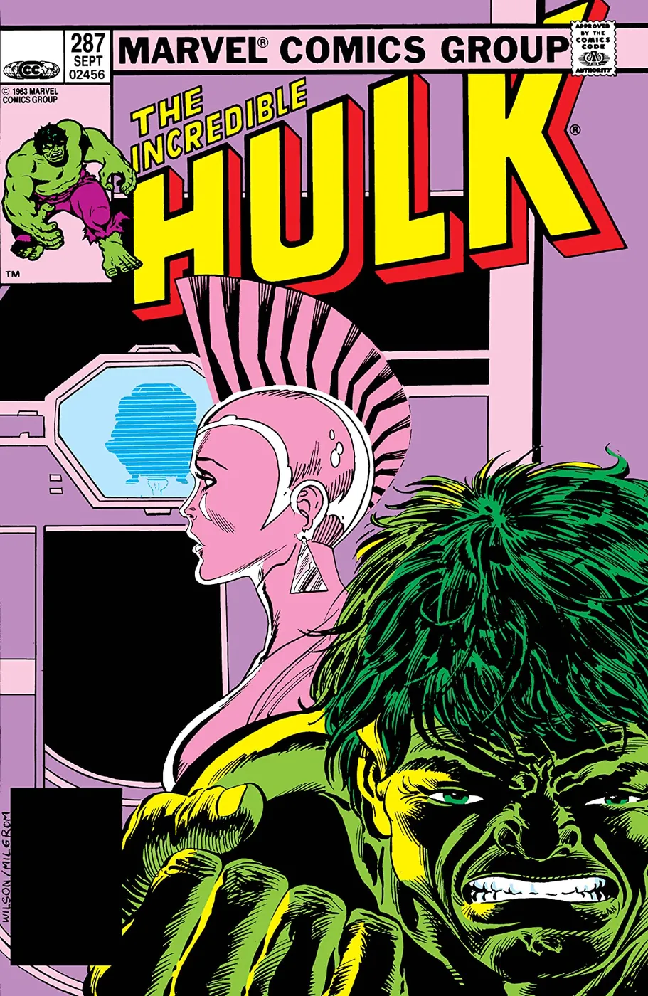 Cover of The Incredible Hulk #287