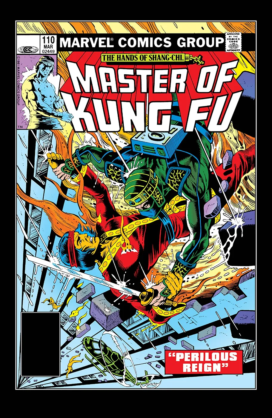 Cover of Master of Kung Fu #110