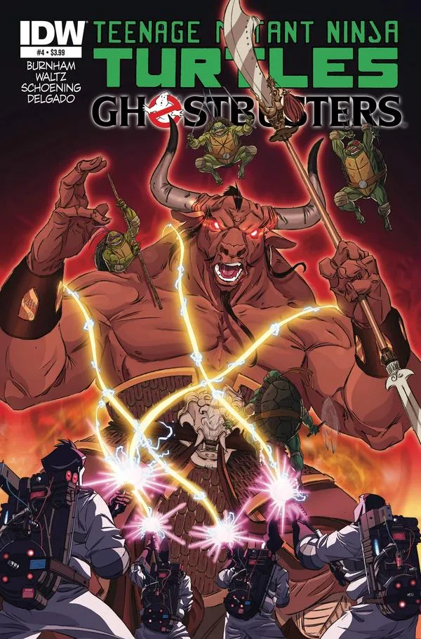 Cover of Teenage Mutant Ninja Turtles / Ghostbusters #4