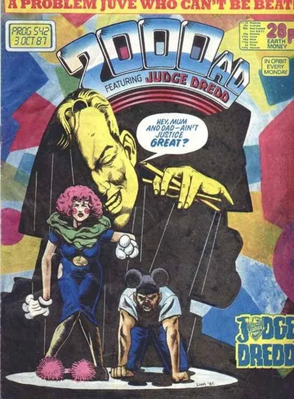 Cover of 2000 AD #542