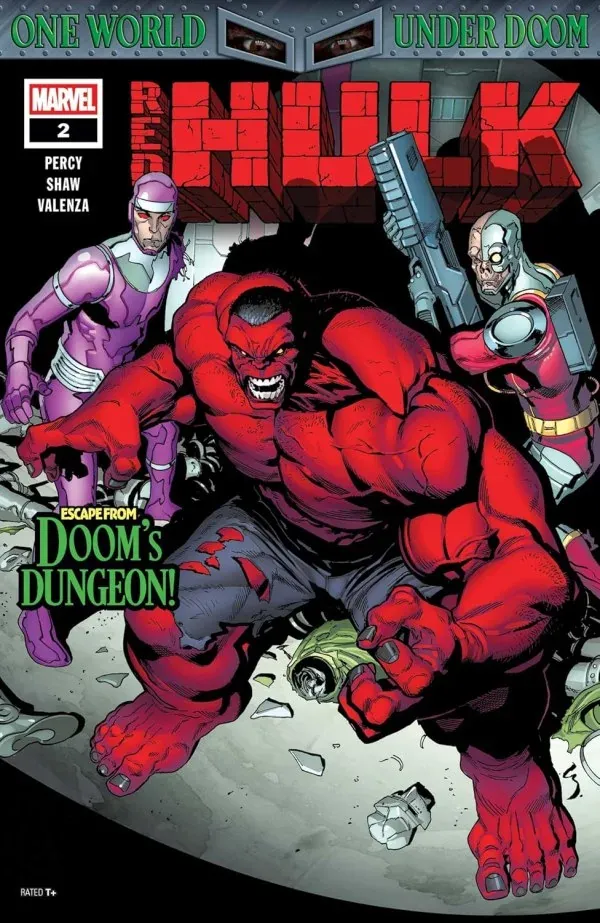 Cover of Red Hulk #2