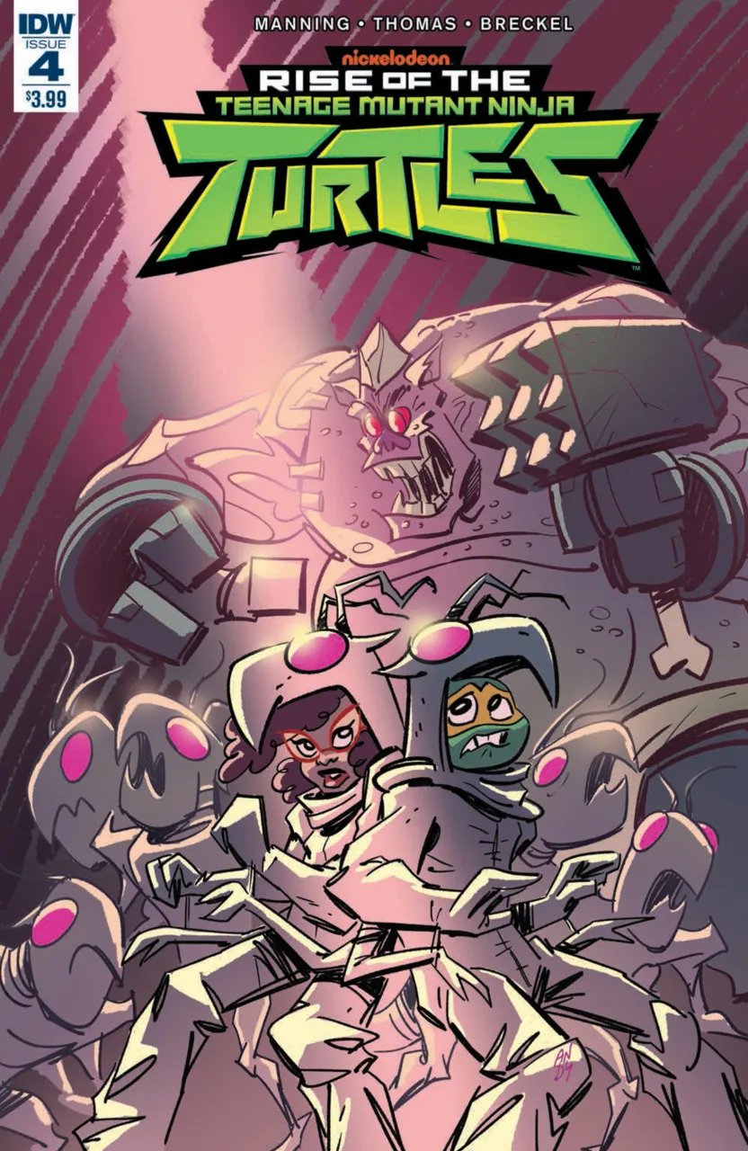 Cover of Rise of Teenage Mutant Ninja Turtles #4