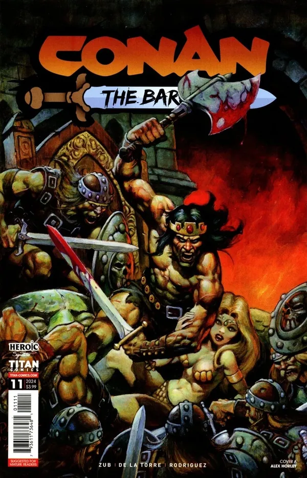 Cover of Conan: The Barbarian #11