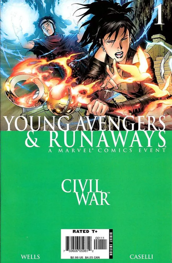 Cover of Civil War: Young Avengers & Runaways #1