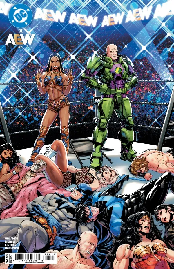 Cover of DC x AEW #2