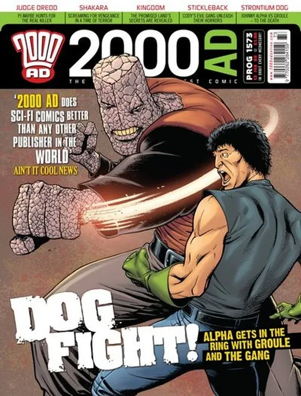 Cover of 2000 AD #1573