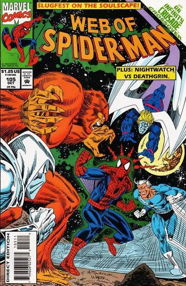 Cover of Web of Spider-Man #105