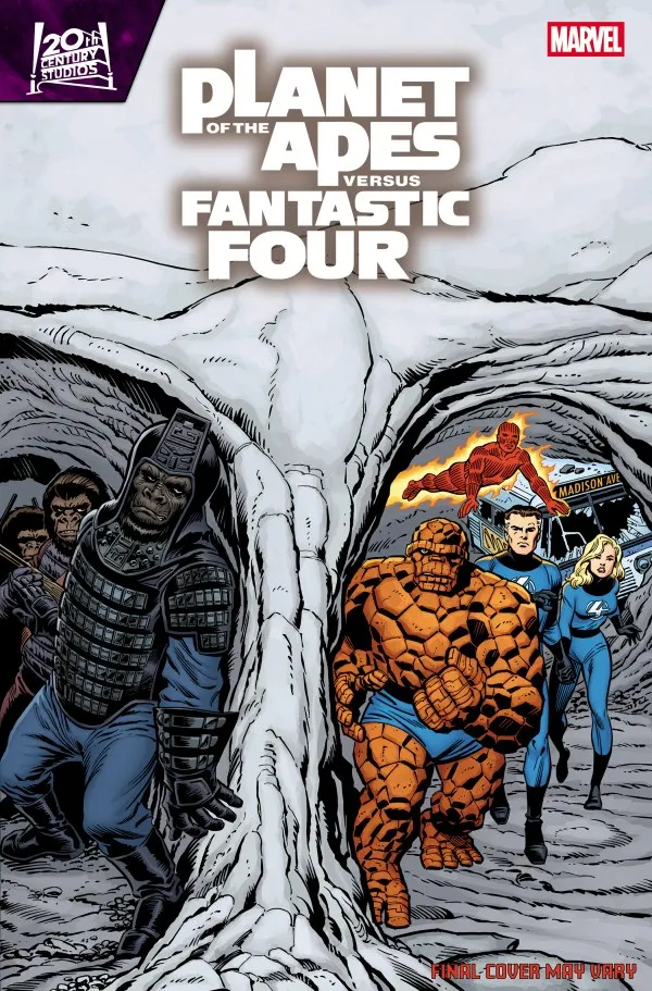 Cover of Planet of the Apes vs. Fantastic Four #2