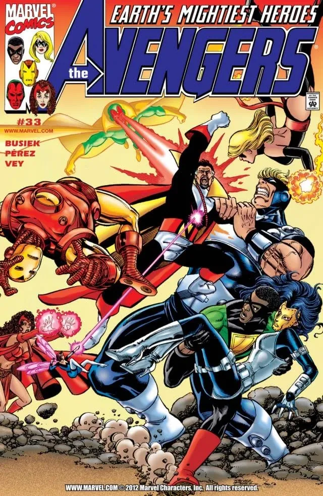 Cover of Avengers #33