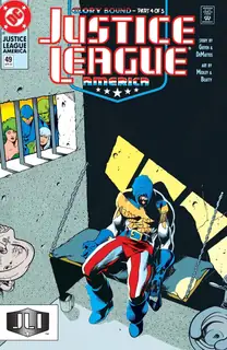 Cover of Justice League America #49