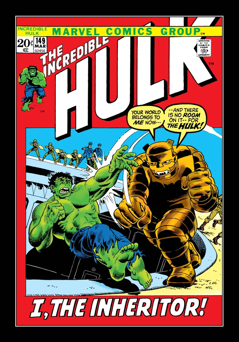 Cover of The Incredible Hulk #149