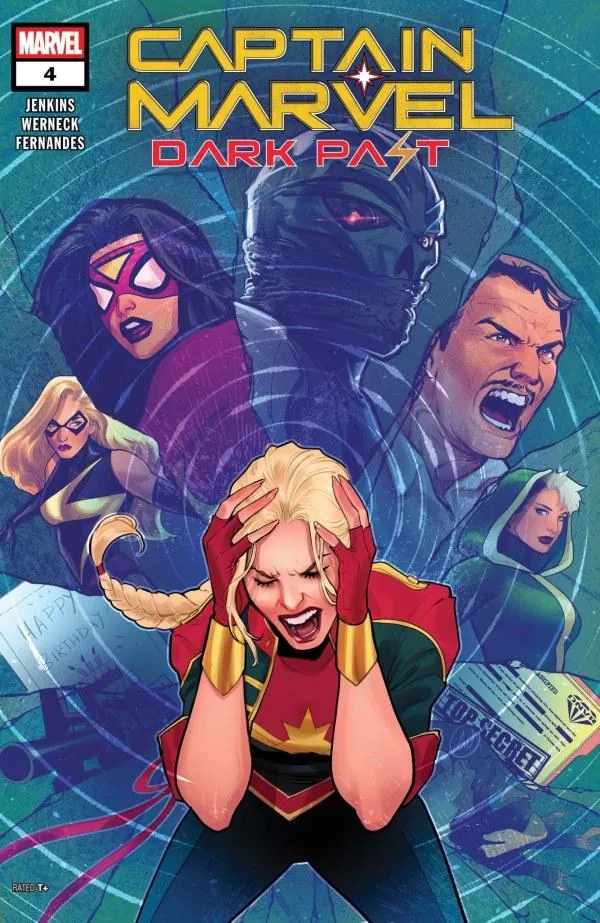 Cover of Captain Marvel: Dark Past #4