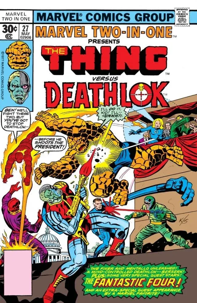 Cover of Marvel Two-in-One #27