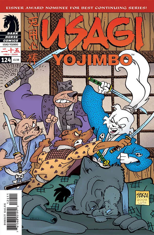 Cover of Usagi Yojimbo #124