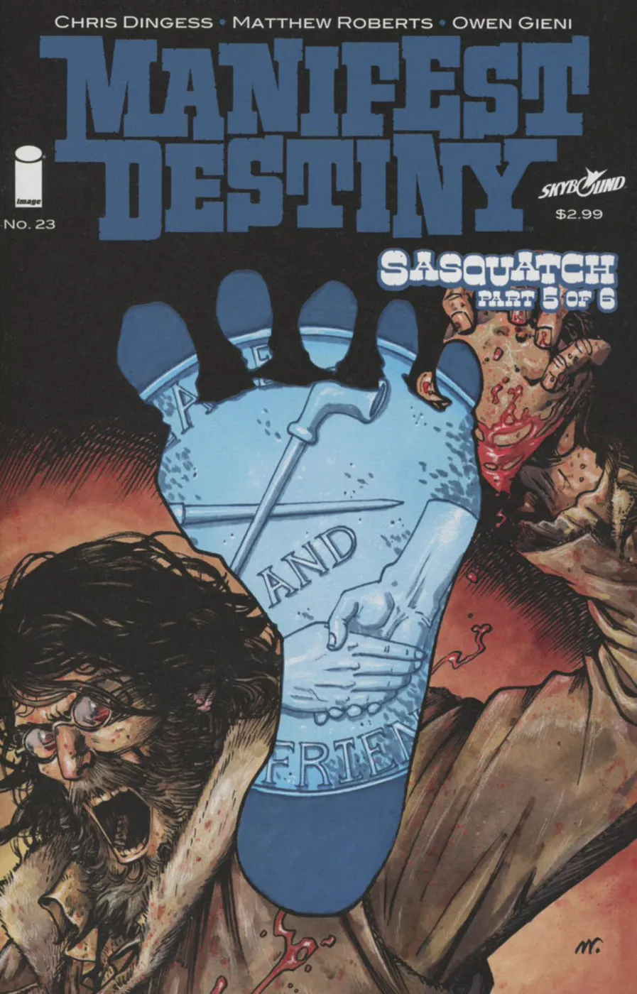 Cover of Manifest Destiny #23