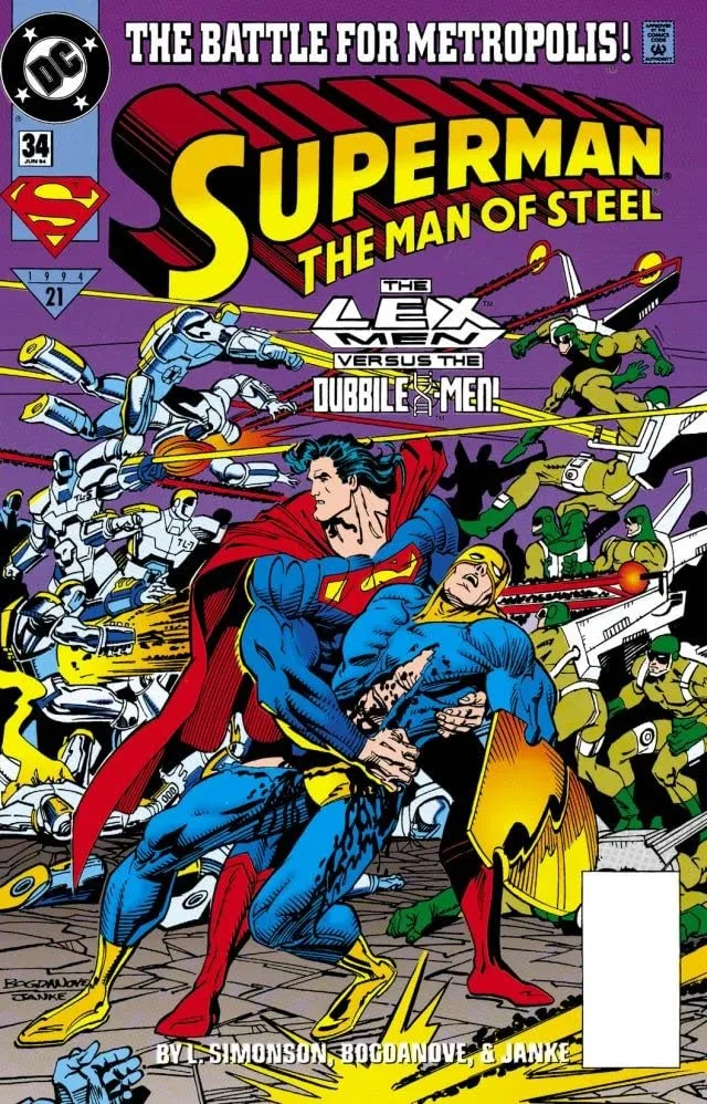 Cover of Superman: The Man of Steel #34