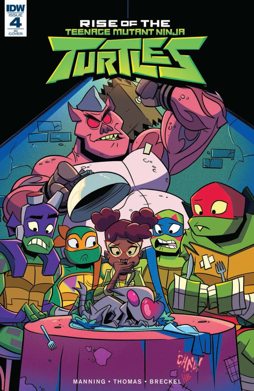 Cover of Rise of Teenage Mutant Ninja Turtles #4