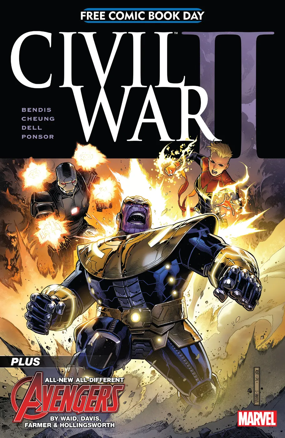 Cover of Free Comic Book Day 2016 (Civil War II) #1