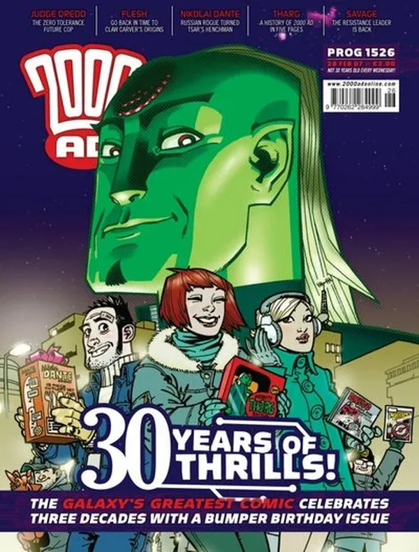 Cover of 2000 AD #1526