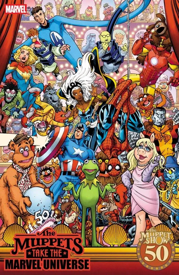 Cover of The Muppets Take the Marvel Universe #1