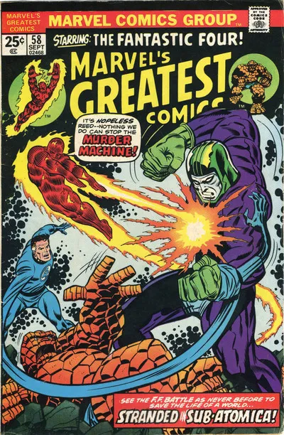 Cover of Marvel's Greatest Comics #58
