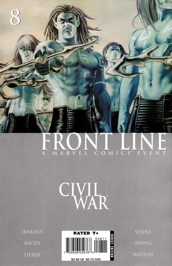 Cover of Civil War: Front Line #8