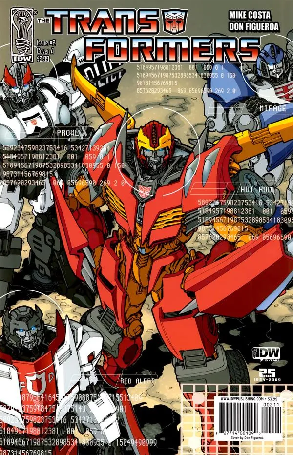 Cover of The Transformers #2