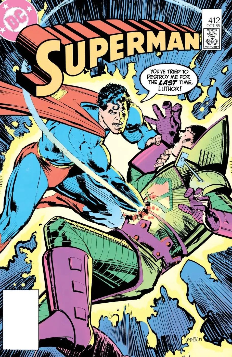Cover of Superman #412