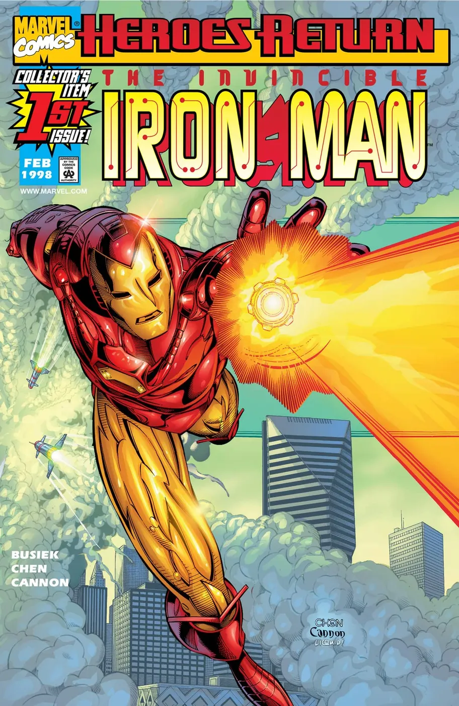 Cover of Iron Man #1