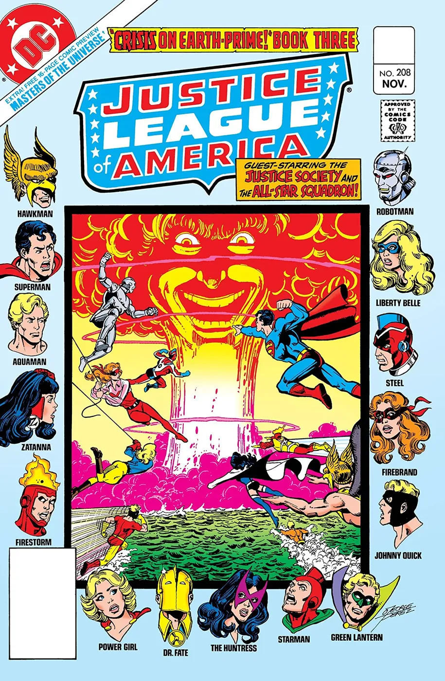 Cover of Justice League of America #208