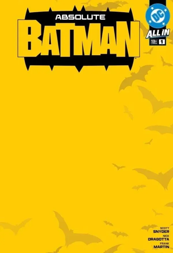 Cover of Absolute Batman #1