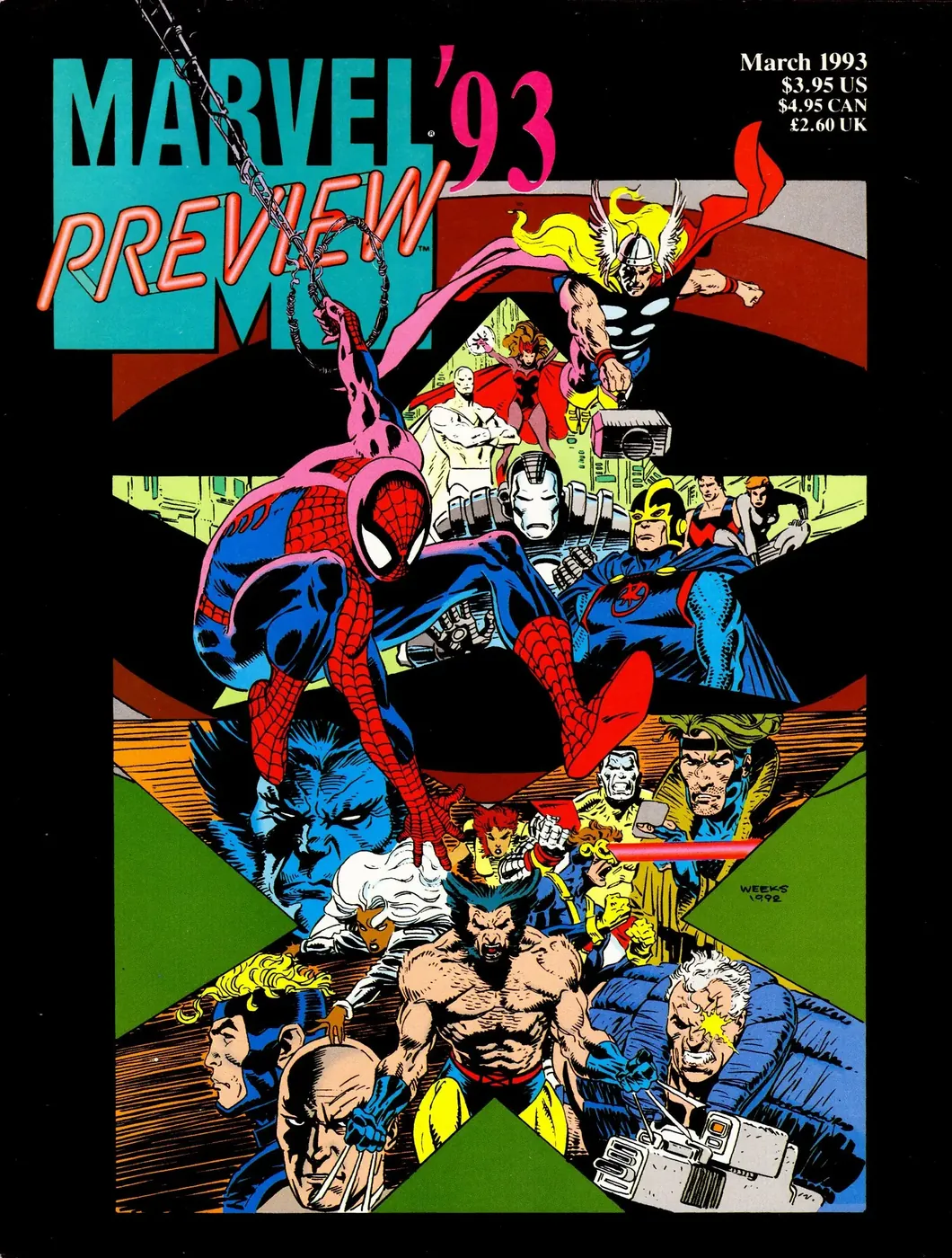Cover of Marvel Preview 1993 #1