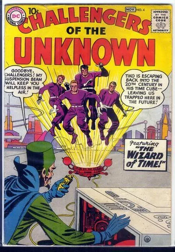Cover of Challengers of the Unknown #4
