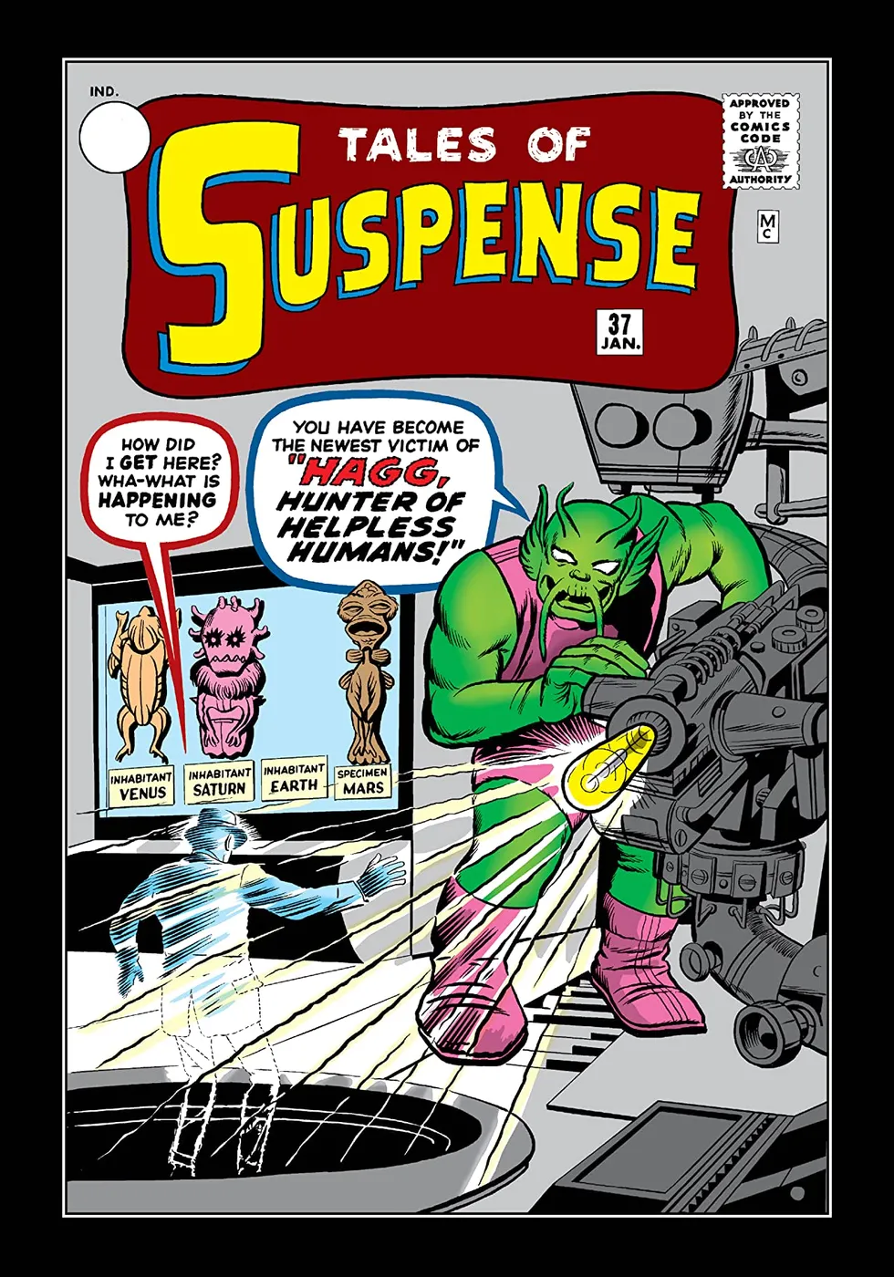 Cover of Tales of Suspense #37