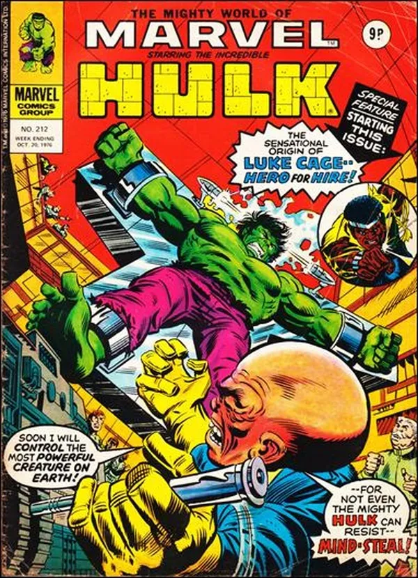 Cover of The Mighty World of Marvel #212